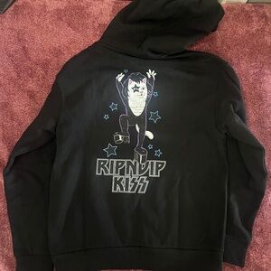 ripndip Psycho Circus KISS Hoodie Size Small